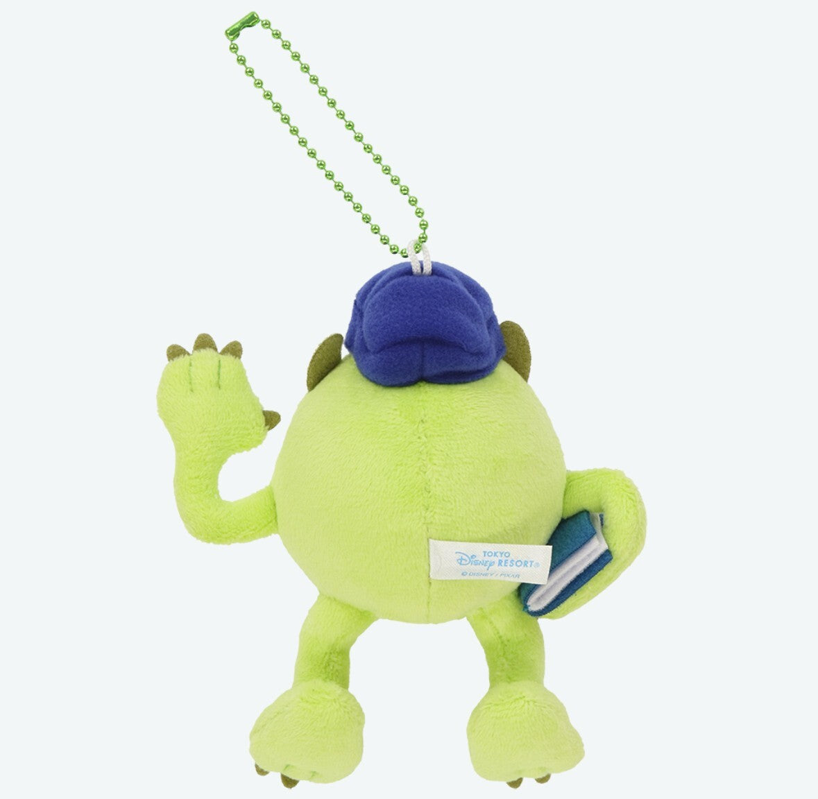 Japan Tokyo Disney Resort Monsters Inc. University Mike MU Plush Keychain