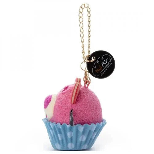Japan Disney Takara Tommy Nui Pan Brett Plush Keychain Lotso cup cake