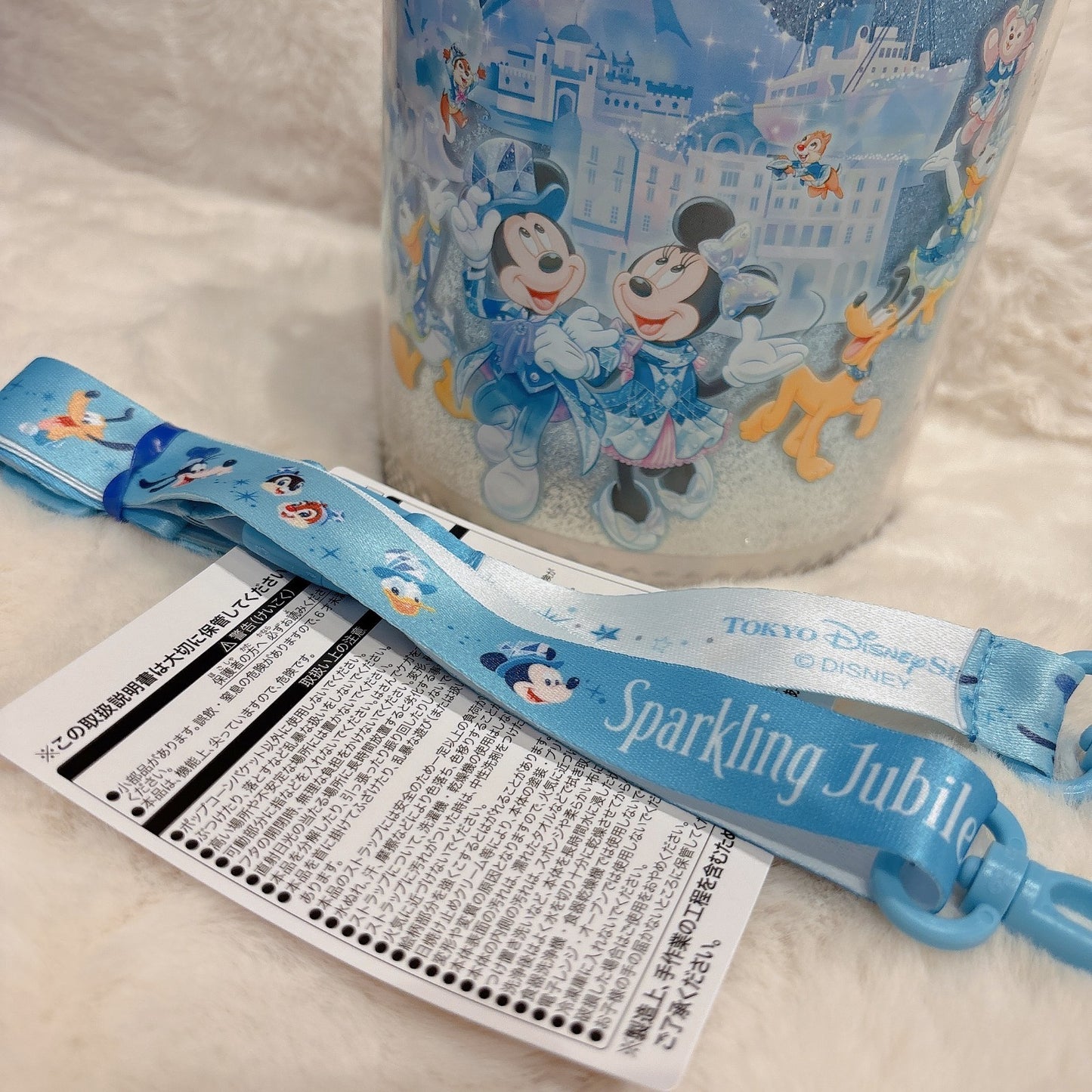 Japan Tokyo Disney Resort Mickey Souvenir Sparkling Jubilee Popcorn Bucket 25th