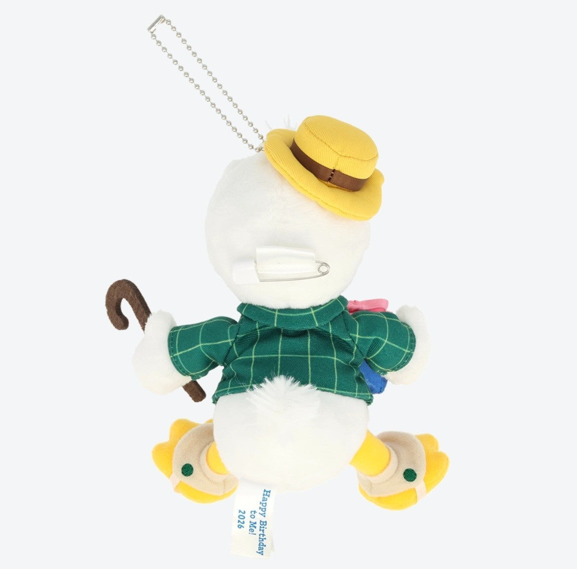 Japan Tokyo Disney Resort Donald birthday Plush Toy Badge Keychain Birthday 2026