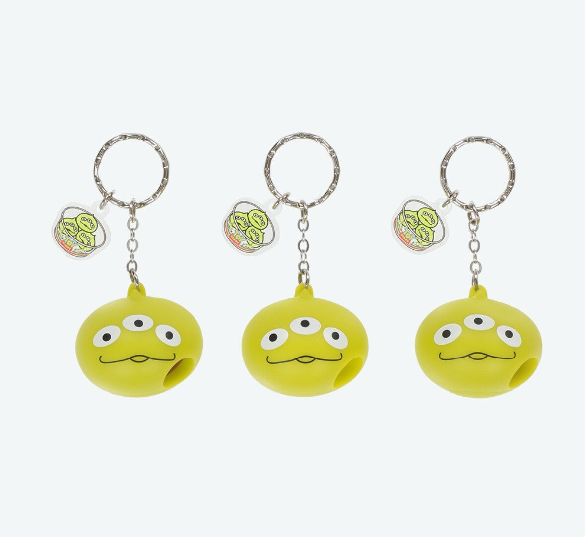 Japan Tokyo Disney Resort Toy Story Little Green Men keychain Set of 3