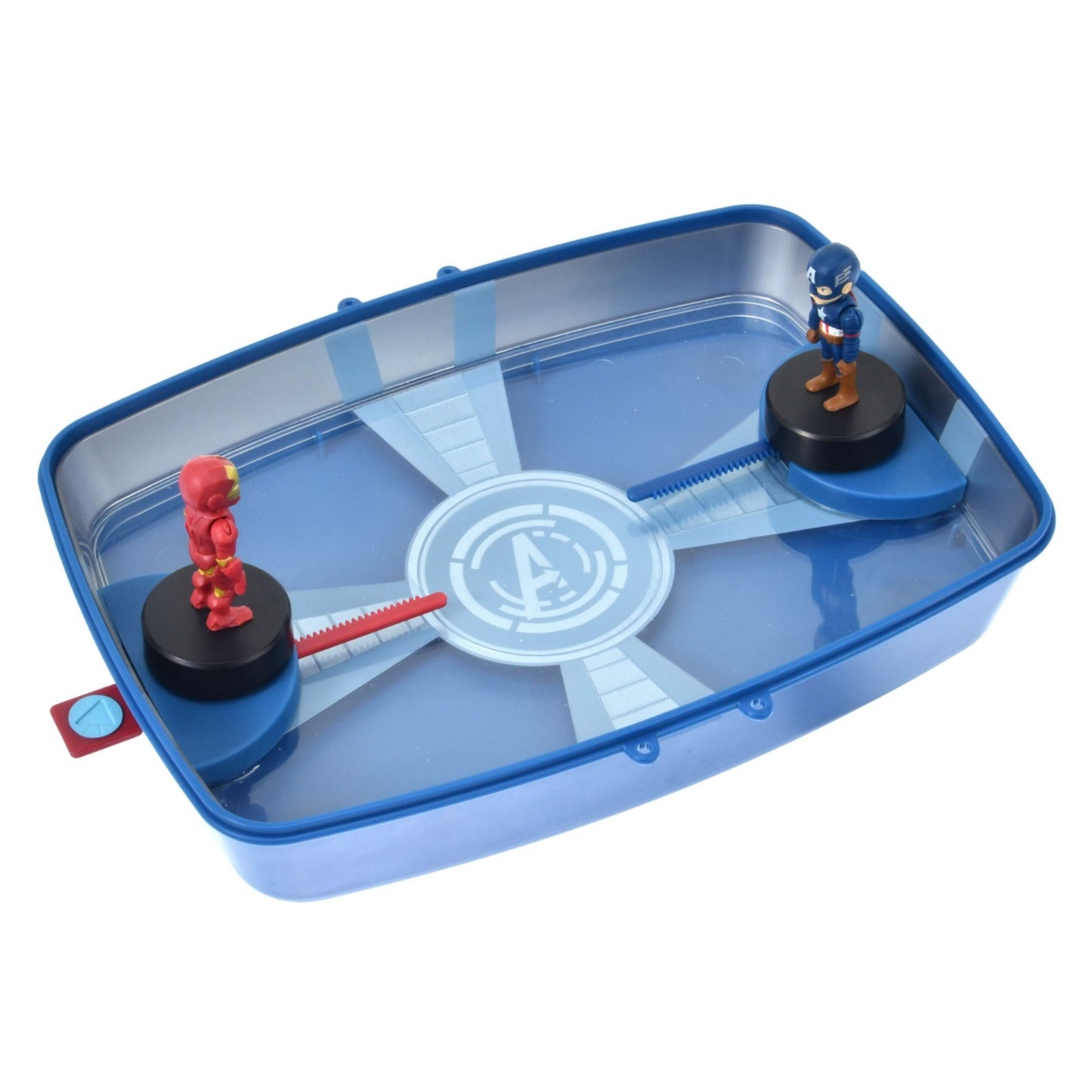 Japan Tokyo Disney Store Marvel Toy Spinning Top Set Case Avengers Battle Arena