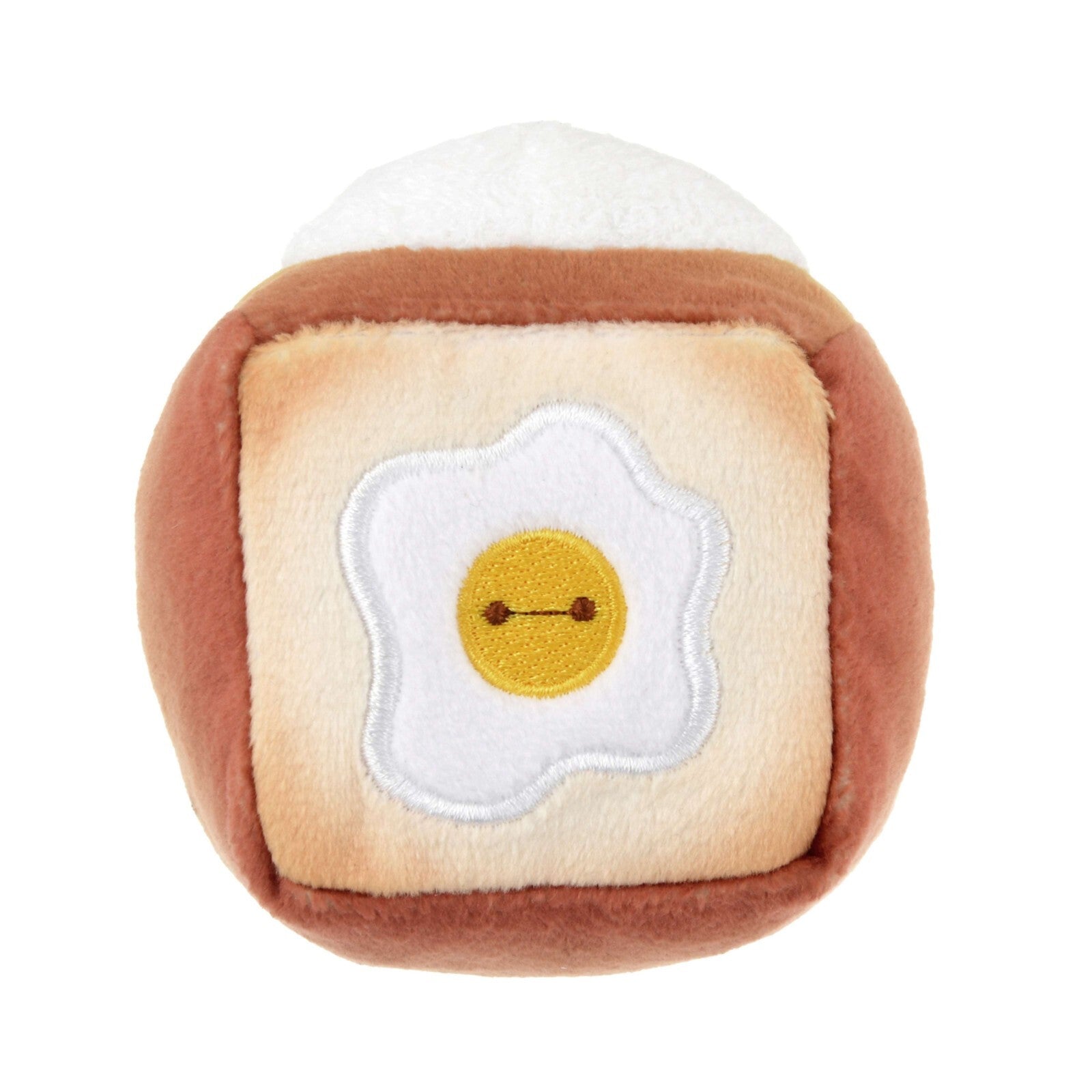 '+Japan Tokyo Disney Store Baymax Plush Fried Egg Pan Mini S TSUM TSUM BAKERY