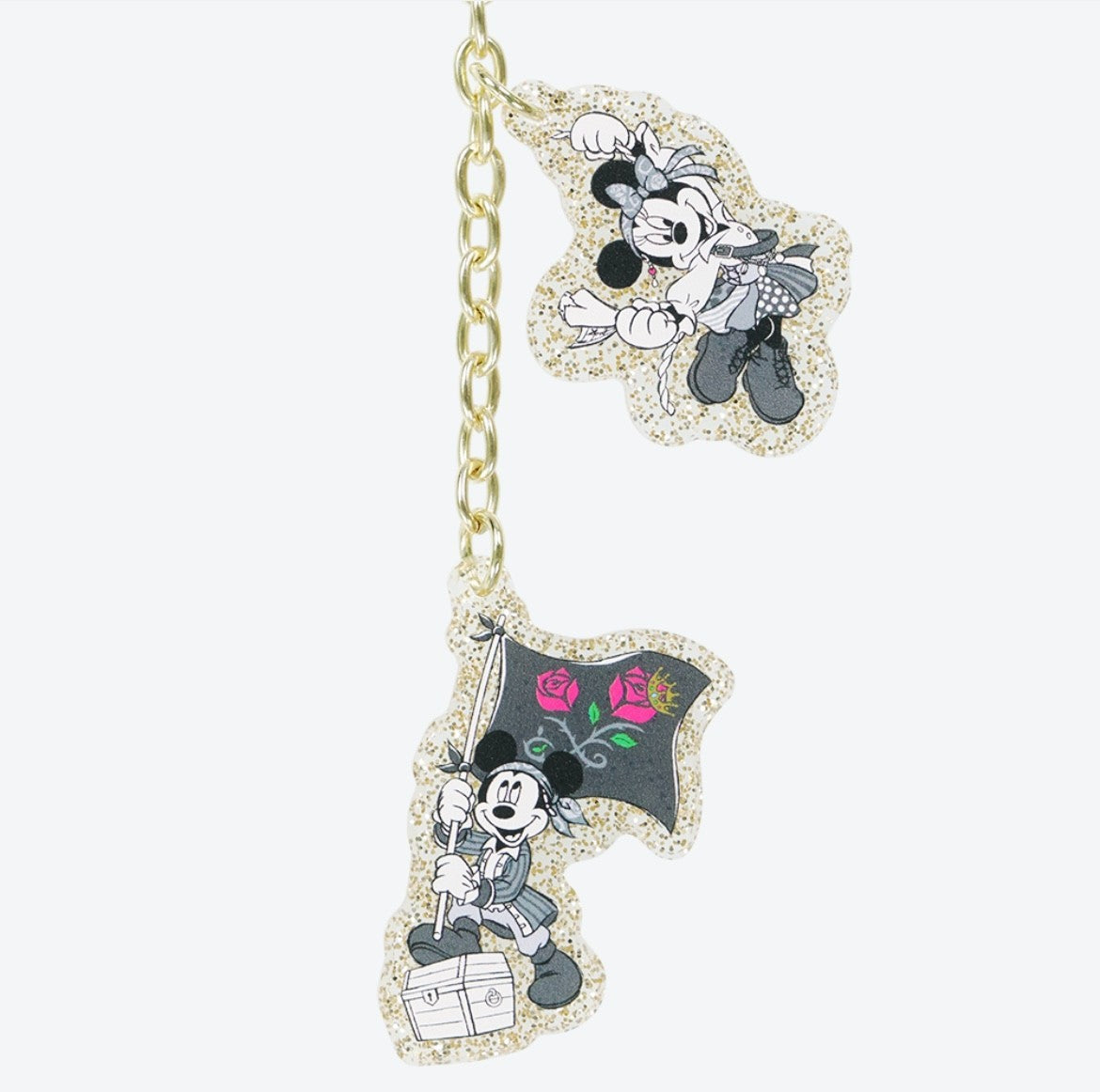 Japan Tokyo Disney Resort Pirates of the Caribbean Minnie Strap With Sticker