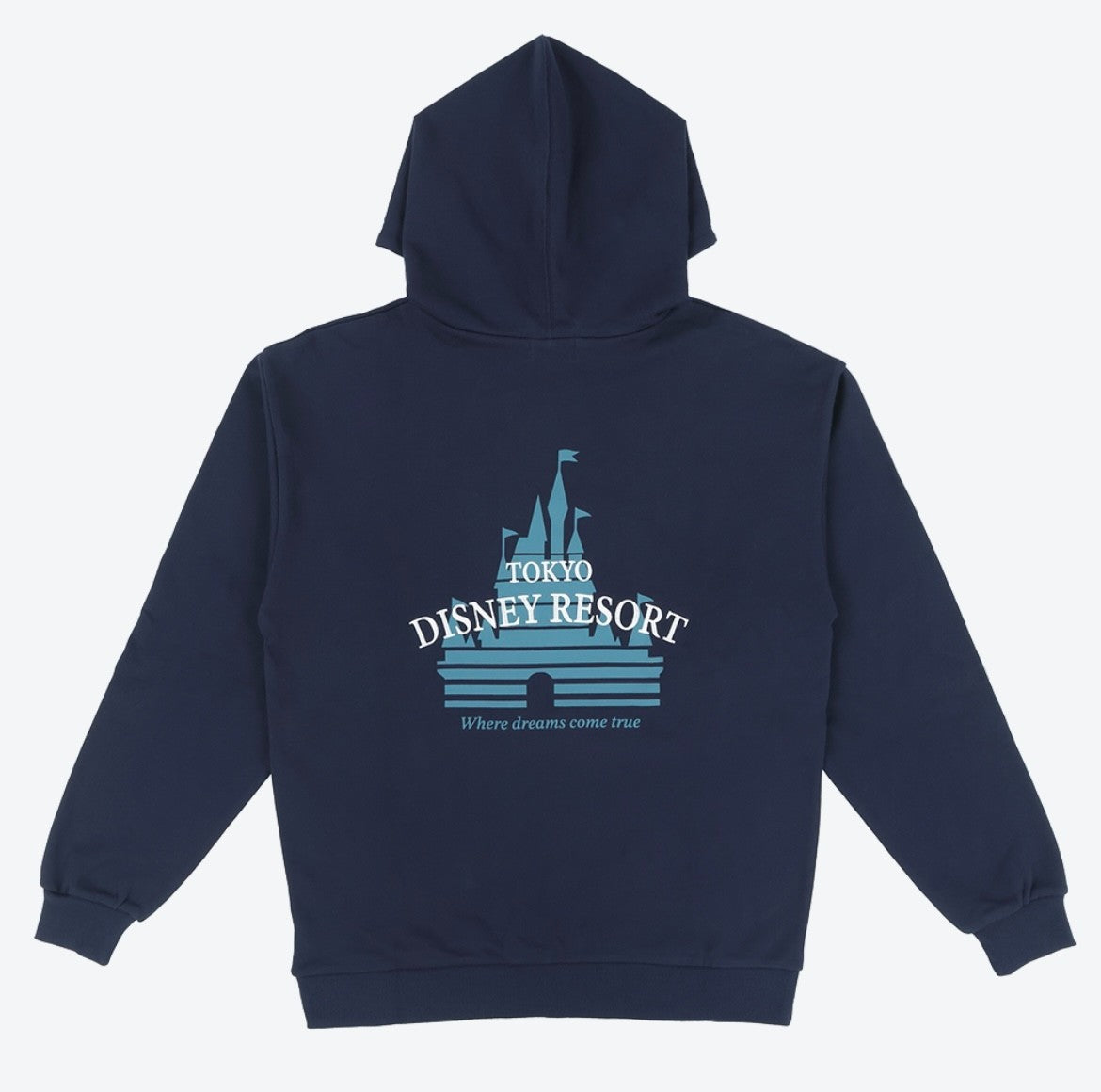 Japan Tokyo Disney Resort Mickey Mouse Hoodie Unisex Navy Limited 2025