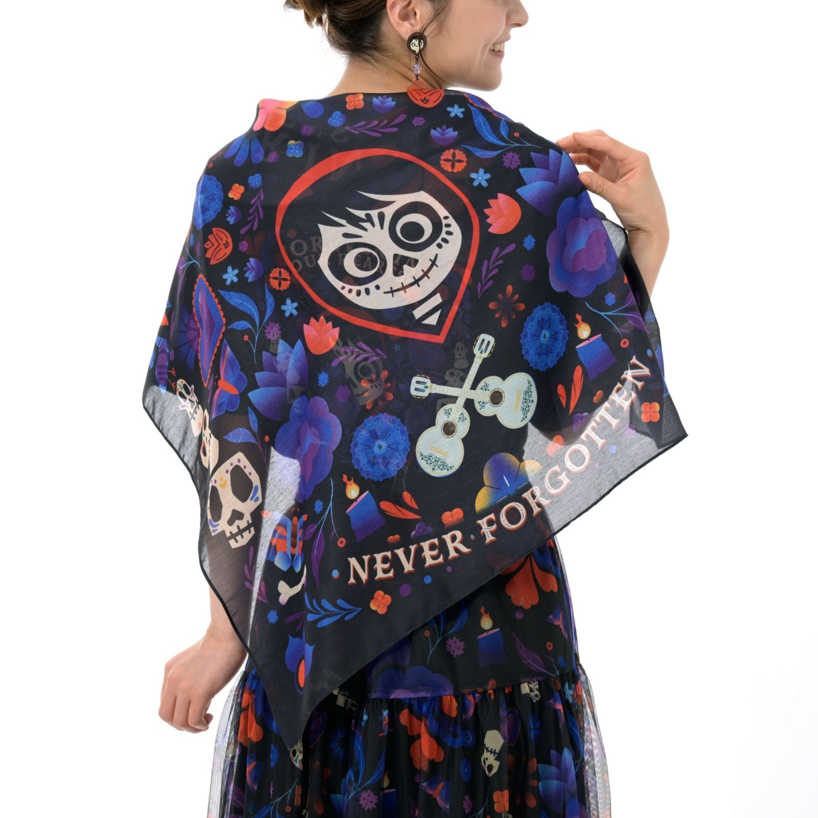 Japan Tokyo Disney Store Miguel Scarf Disney & Pixar's Coco