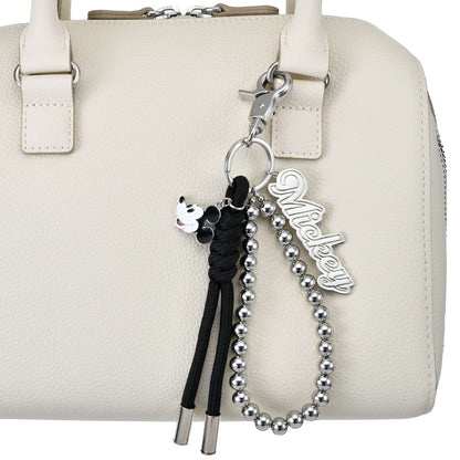 Japan Tokyo Disney Store Mickey Mouse Bag Charm with Name Logo OTONA CHARM