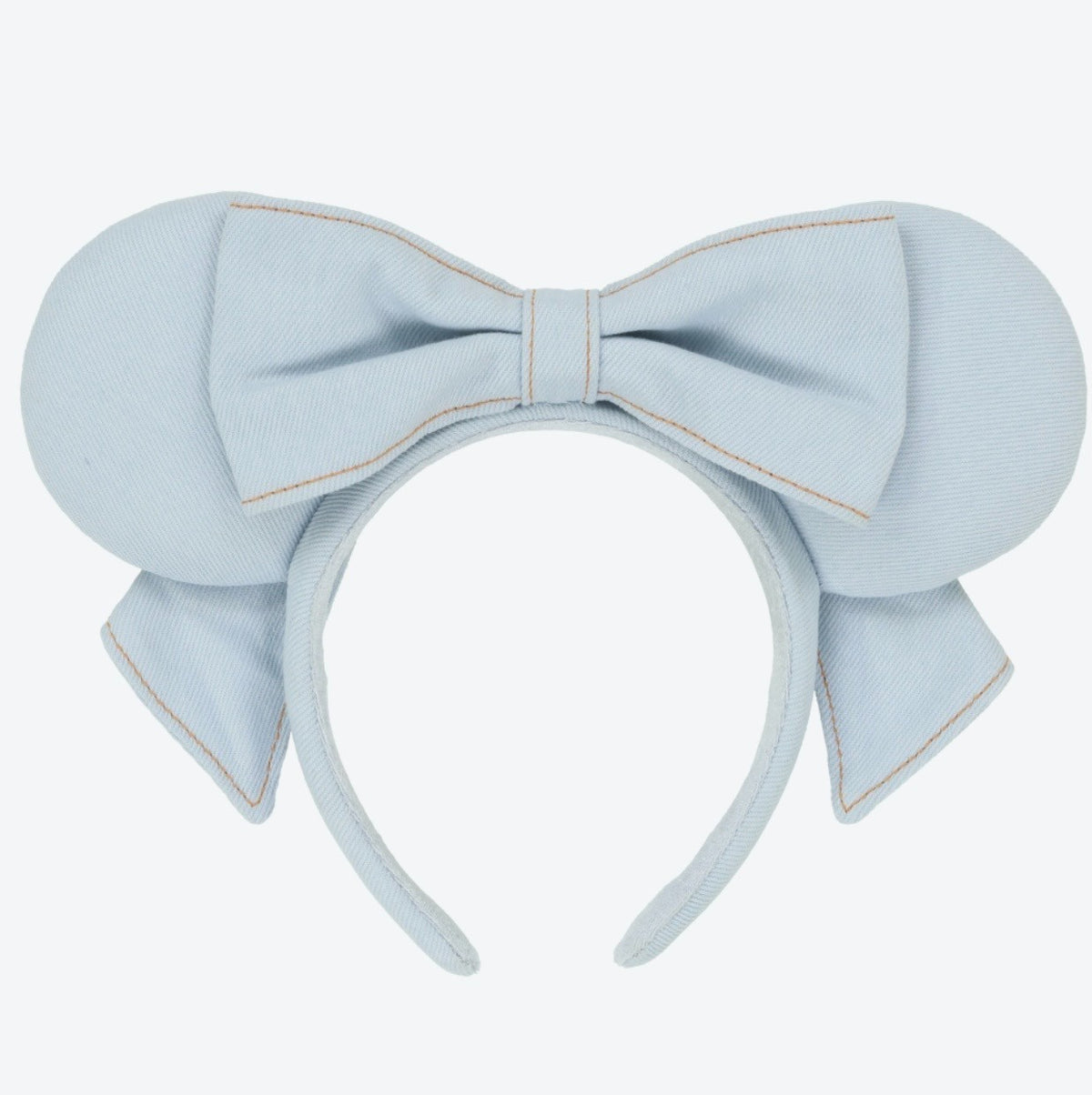 Japan Tokyo Disney Resort Minnie Mouse Ears Headband Denim Ribbon Free 2026