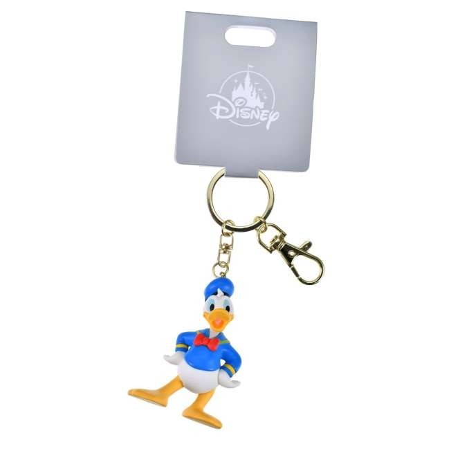 Japan Tokyo Disney Store Donald Duck Keychain Basic 3D Key Chain Fes