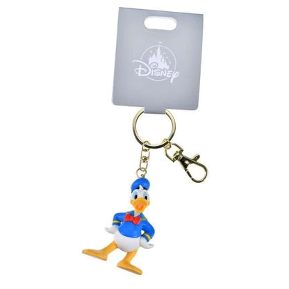 Japan Tokyo Disney Store Donald Duck Keychain Basic 3D Key Chain Fes