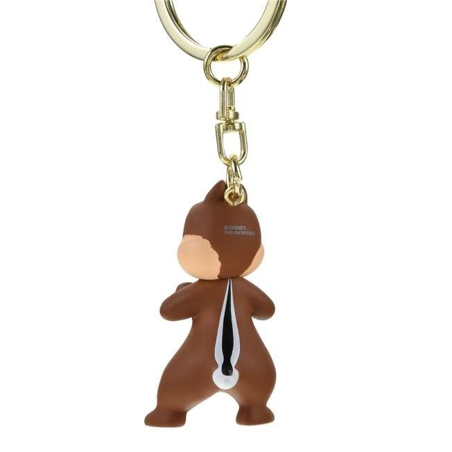 Japan Tokyo Disney Store Chip Keychain Basic 3D Keychain Fes Chip & Dale
