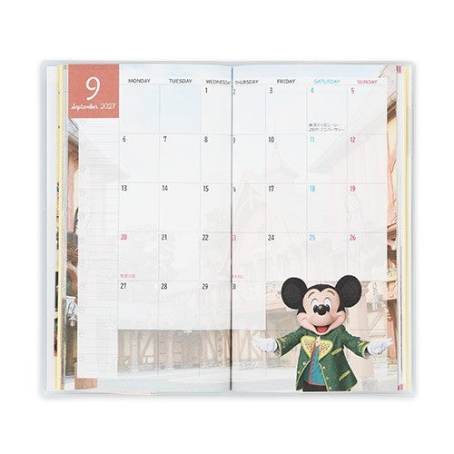 Japan Tokyo Disney Resort Mickey Mouse Planner Schedule Book 2027