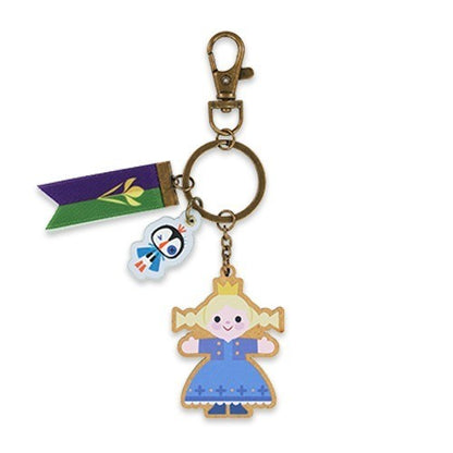 Japan Tokyo Disney Resort Anna and Elsa Frozen Keychain set Fantasy Springs