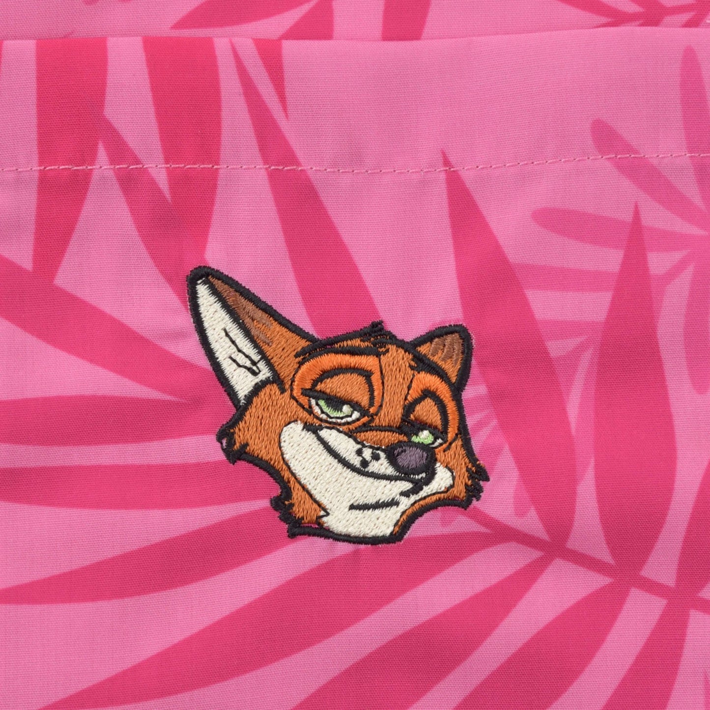 Japan Tokyo Disney Store Nick Wilde Short-Sleeve Shirt Tie TROPICAL ZOOTOPIA