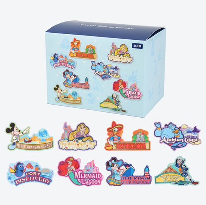 Japan Tokyo Disney Resort Sea Theme Port Magnet Complete Box
