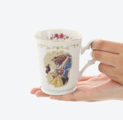 Japan Tokyo Disney Resort Beauty And The Beast Mug Belle Rose Cafe Time 2025
