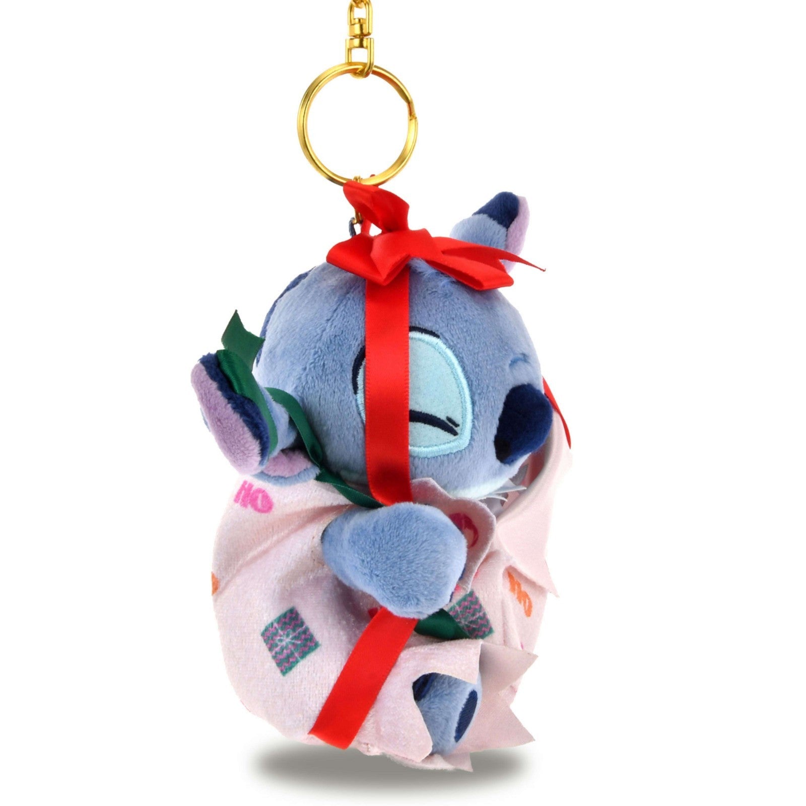 '+Japan Tokyo Disney Store Stitch Plush Toy Keychain Christmas