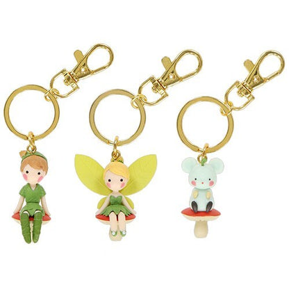 Japan Tokyo Disney Resort Key Chain Set Tinker Bell Peter Pan Fantasy Springs