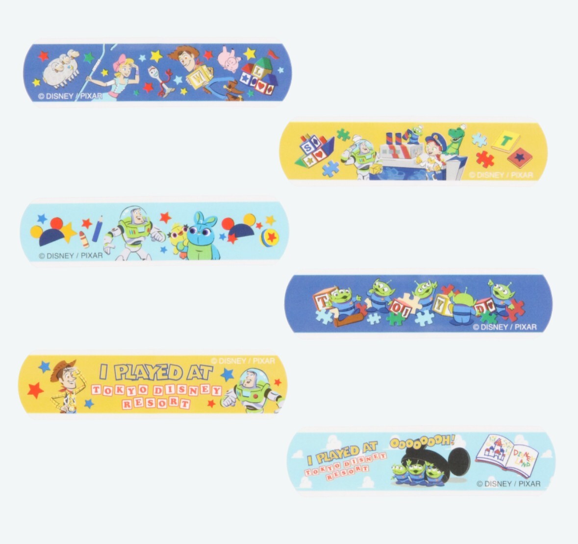 Japan Tokyo Disney Resort Toy Story Adhesive bandage Little Green Men with pouch