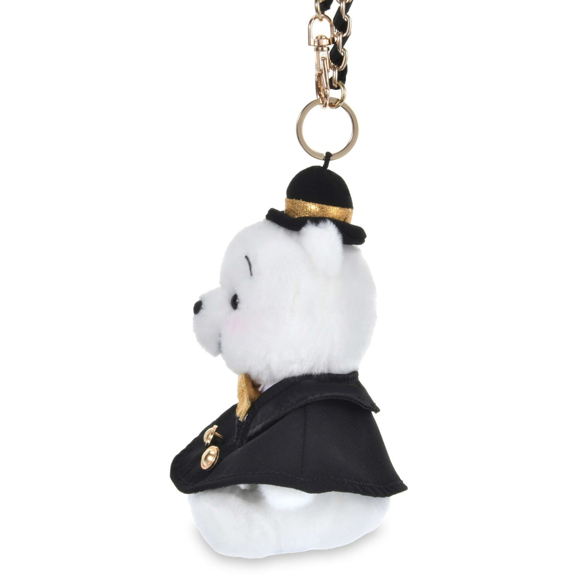 Japan Tokyo Disney Store Winnie the Pooh Plush Toy Keychain KURONOHI BLACK STYLE