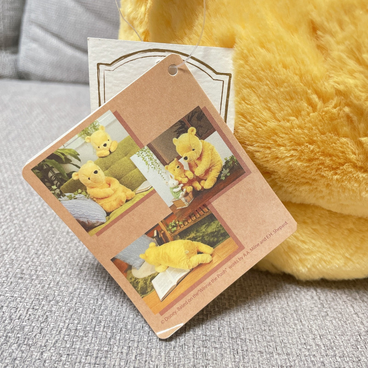 Japan Disney Classic Pooh Winnie the Pooh Retro Plush Toy Fluffy
