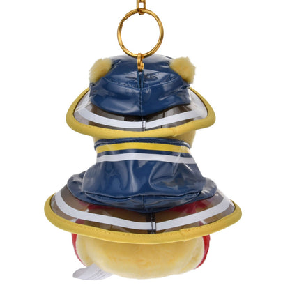 '+Japan Tokyo Disney Store Winnie the Pooh Plush Toy Keychain Rain