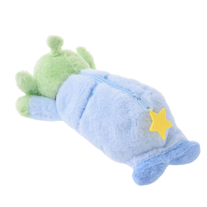 Japan Tokyo Disney Store Little Green Men Alien Plush Pen Case Pencase Toy Story
