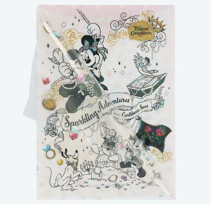 Japan Tokyo Disney Resort Pirates of the Caribbean Clear Holder A4