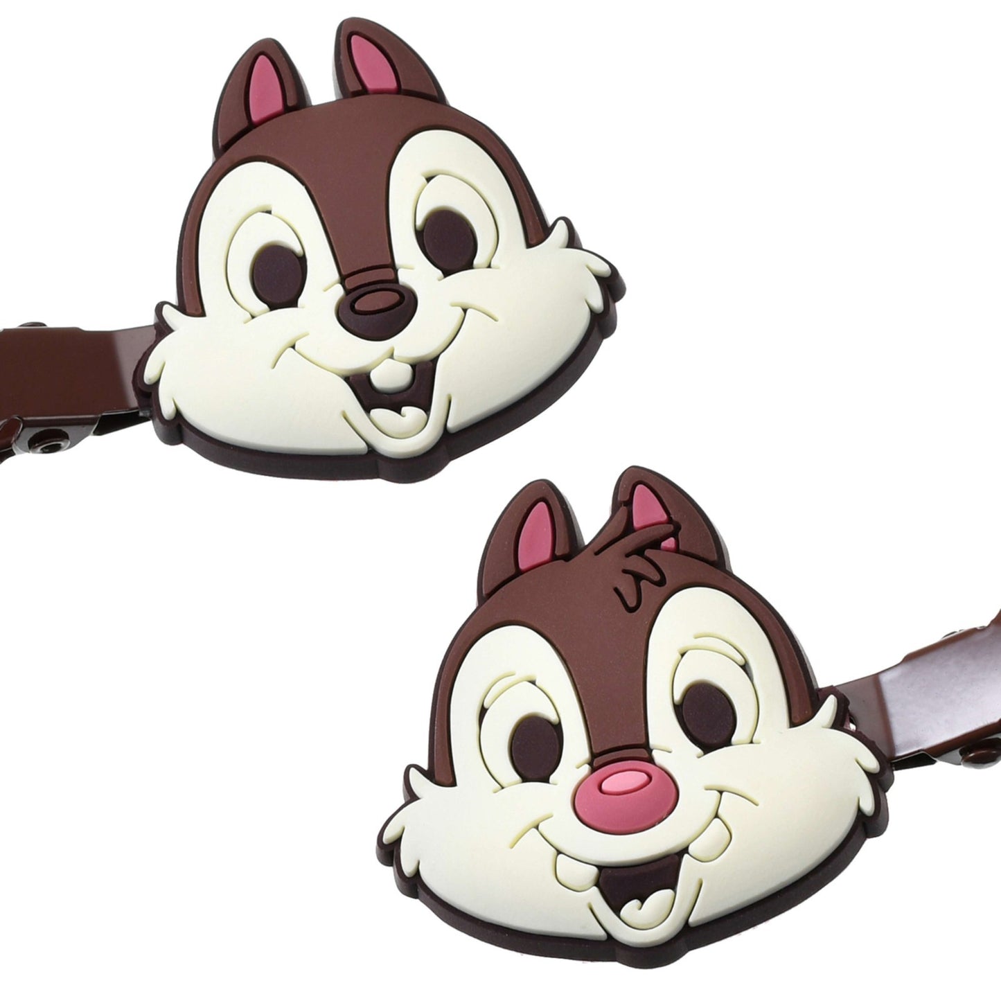 Japan Tokyo Disney Store Chip and Dale Hair Clip Set Valentine's Chocolate
