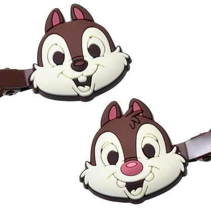 Japan Tokyo Disney Store Chip and Dale Hair Clip Set Valentine's Chocolate