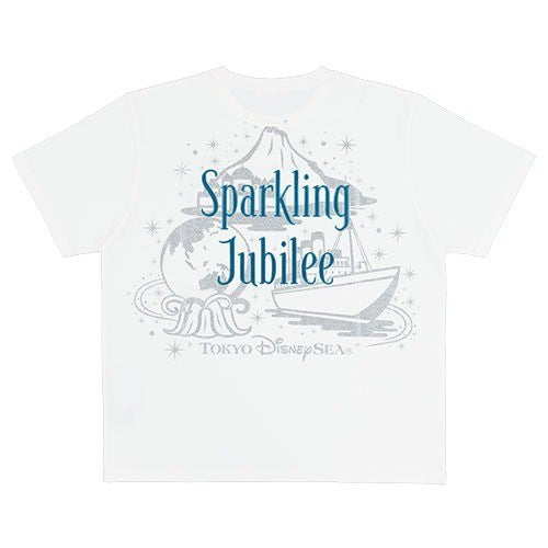 Japan Tokyo Disney Resort Sea 25th Sparkling Jubilee T-Shirt