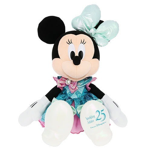 Japan Tokyo Disney Resort Sea 25th Sparkling Jubilee Minnie Mouse Plush Toy