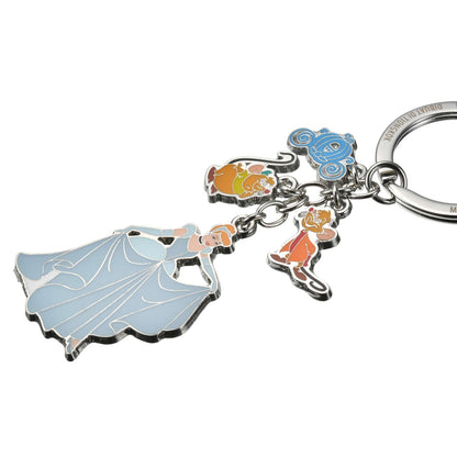 '+Japan Tokyo Disney Store Cinderella Jack & Gus Keychain Cinderella 75th