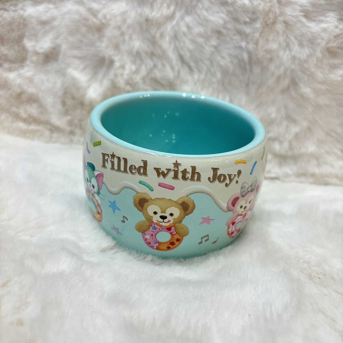 Japan Tokyo Disney Resort Duffy Filled with Smiles! Doughnut Sweets Mug