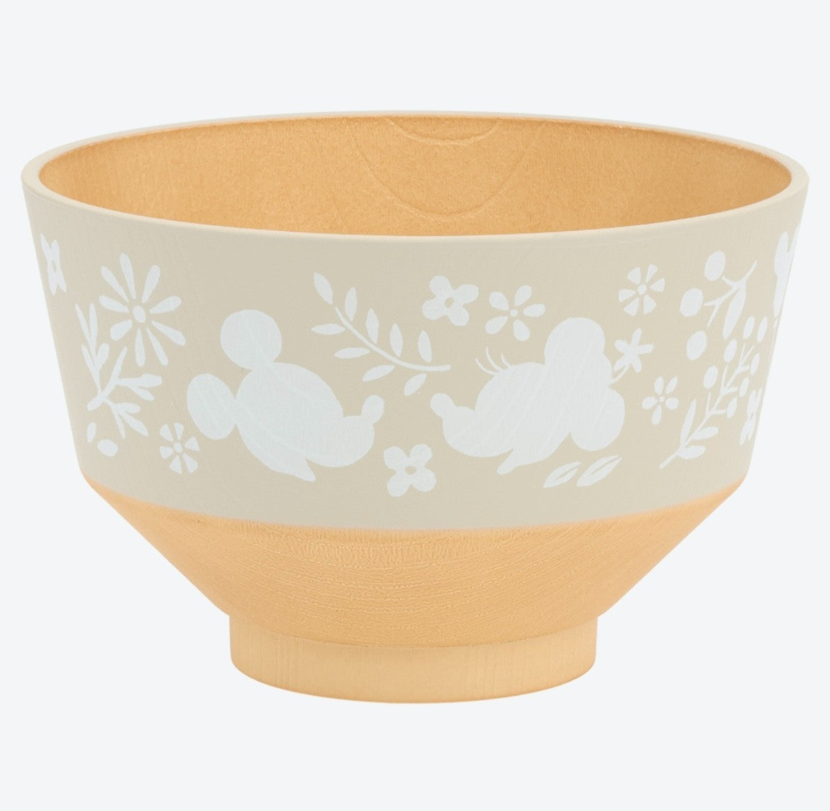 Japan Tokyo Disney Resort Mickey Minnie Bowl Japanese Tableware Gray 2025