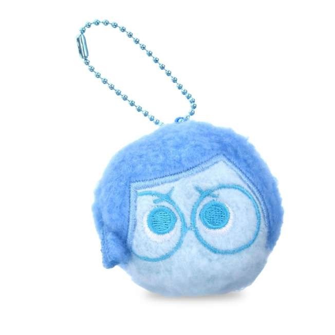 Japan Tokyo Disney Store Sadness Plush Toy Keychain Face Inside Out