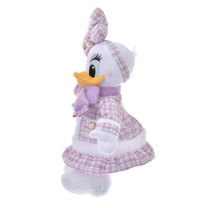 '+Japan Tokyo Disney Store Daisy Duck Plush Toy Tweed Style
