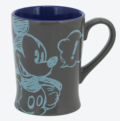 Japan Tokyo Disney Resort Mickey Mouse Cafe Time Mug Black 2025