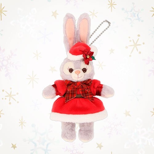 Japan Tokyo Disney Resort Duffy Plush Toy Badge Stella Lou 2024 Christmas