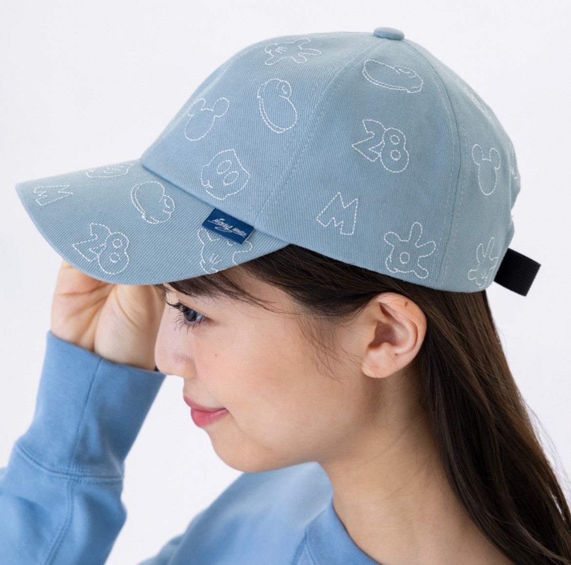 Japan Tokyo Disney Resort Mickey Mouse Cap Blue Ears Hat Denim 2025 Limited