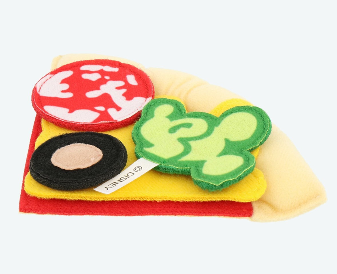 Japan Tokyo Disney Resort Play set Plush Mickey Pizza Food Toy