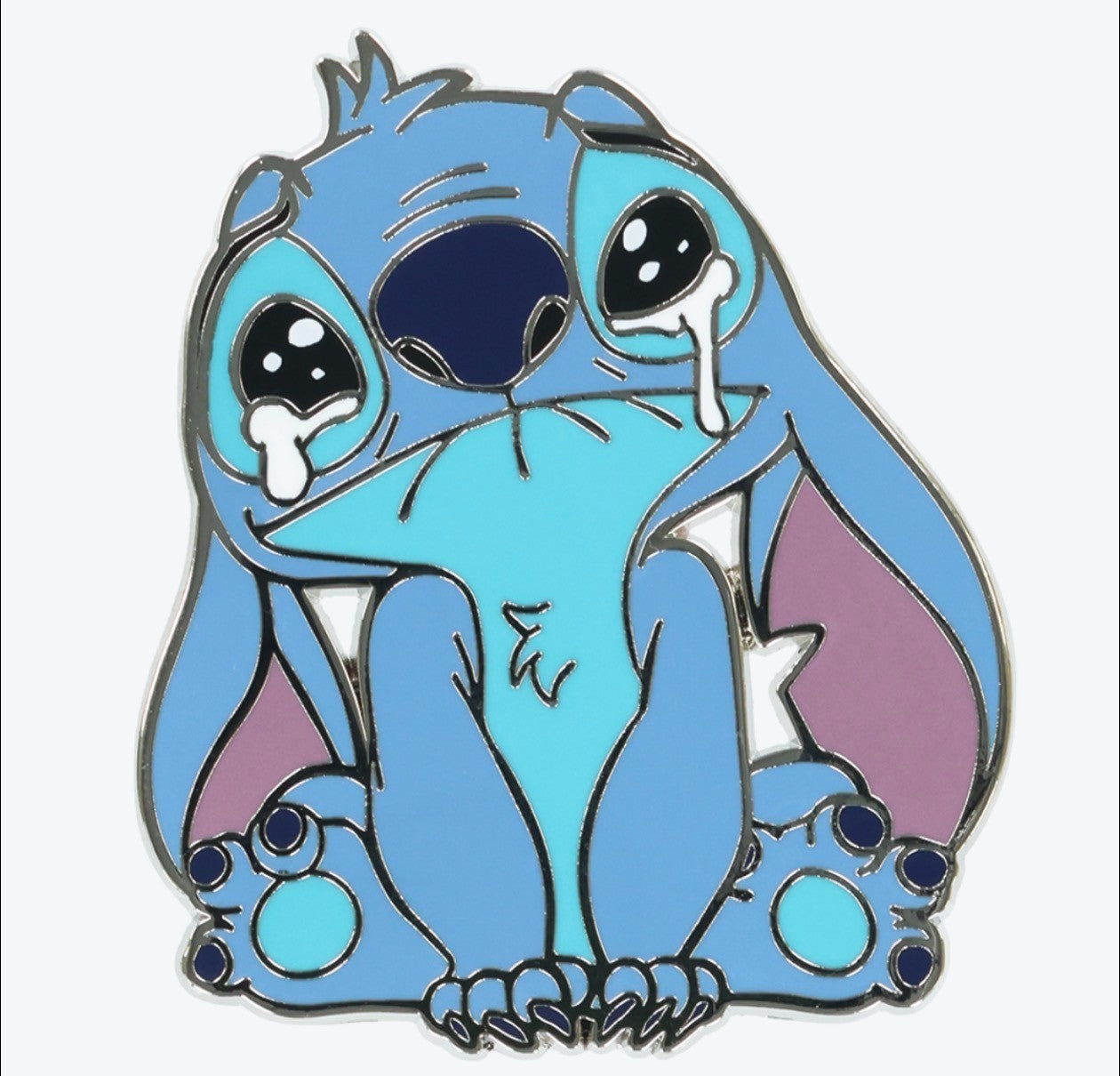 Japan Tokyo Disney Resort Stitch 626 Pin badge Cry