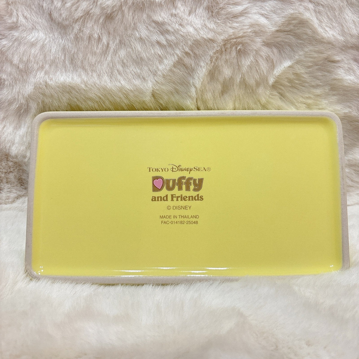 Japan Tokyo Disney Resort Duffy Filled with Smiles! Doughnut Sweets Plate