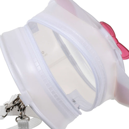 Japan Tokyo Disney Store Marie Pouch Strap 2-Way Clear Window Heart-Pounding