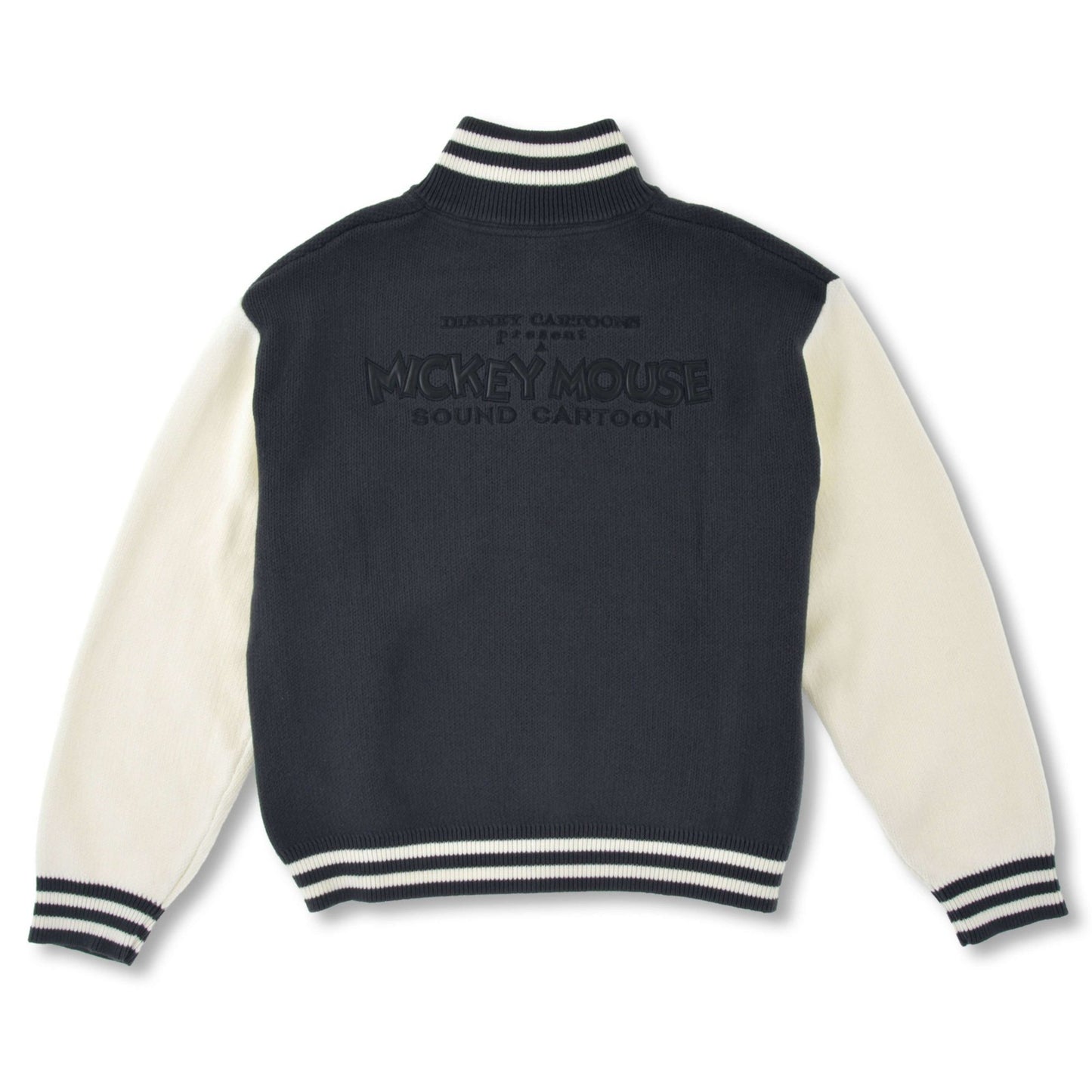 Japan Tokyo Disney Store Mickey Knit Blouson XL The Skeleton Dance Haunted House