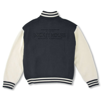 Japan Tokyo Disney Store Mickey Knit Blouson XL The Skeleton Dance Haunted House