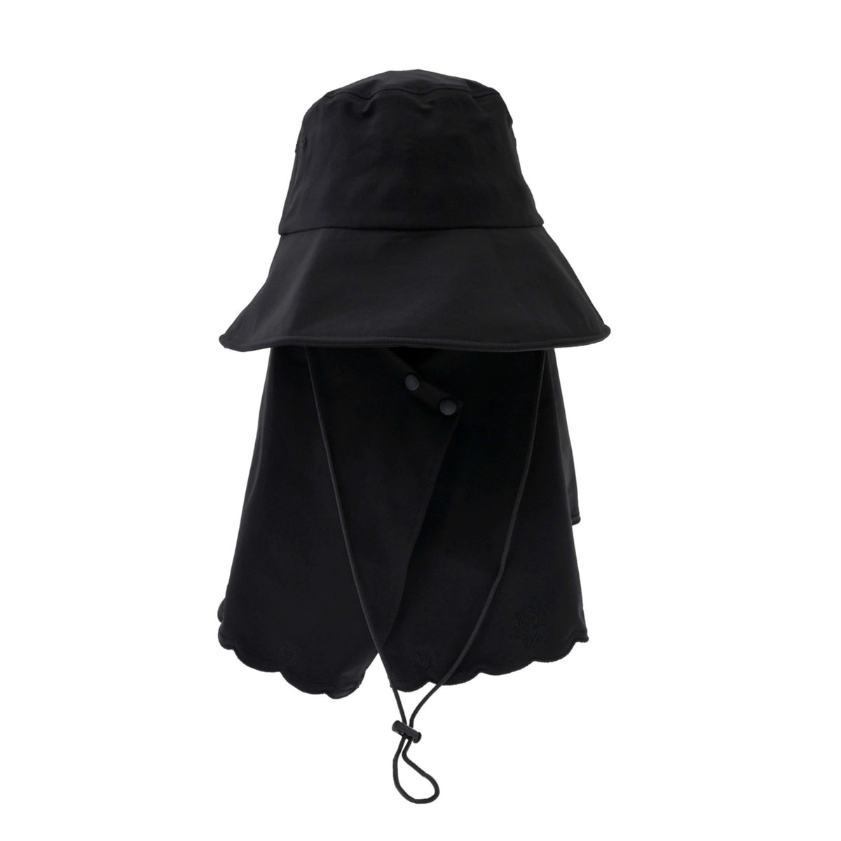 Japan Tokyo Disney Store Minnie Sunshade Hat Line Art Black UV Care Goods