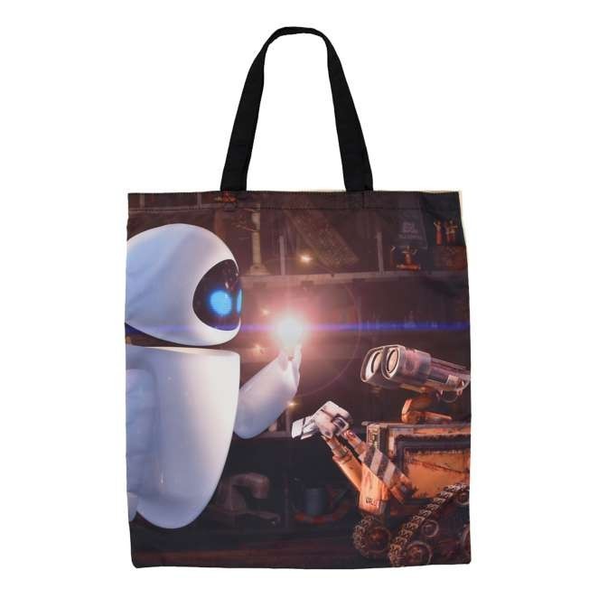 Japan Tokyo Disney Store WALL-E & Eve Shopping Eco Bag Moment