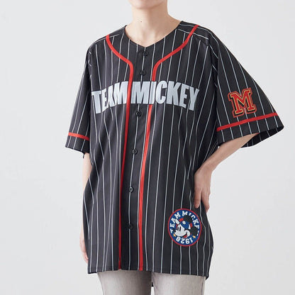 Japan Disney Fantasy Shop Bellemaison Mickey Mouse Baseball Shirt