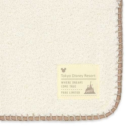Japan Tokyo Disney Resort Mickey Mouse Mini Towel Fluffy White